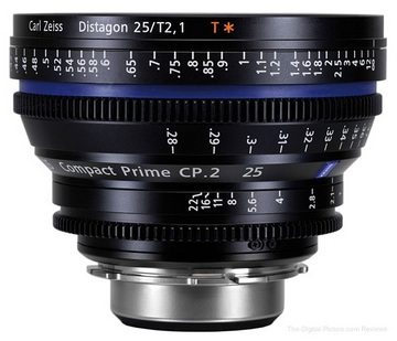 Zeiss CP.2 25mm PL Lens T2.9 (Compact Primes)