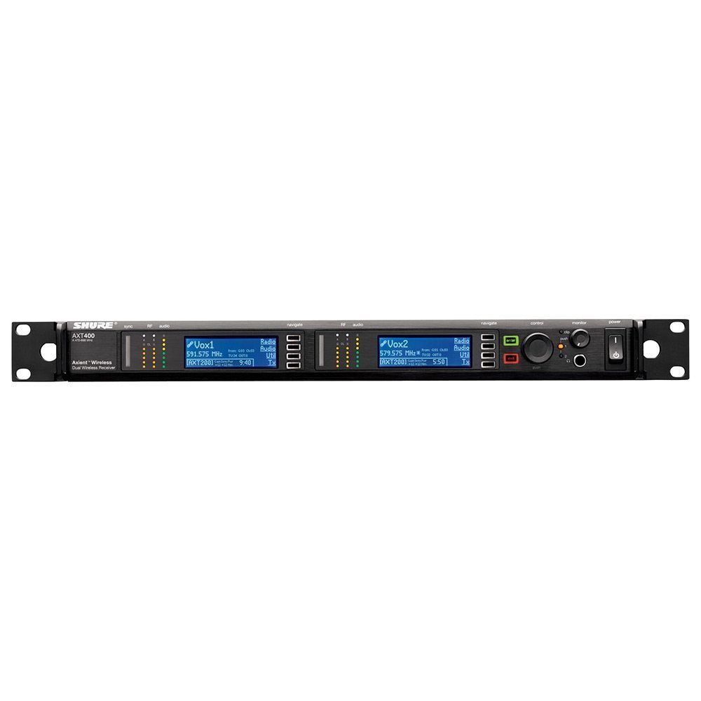 Shure AXT400 Axient Dual Channel Receiver 470-698 MHz - PRG Gear