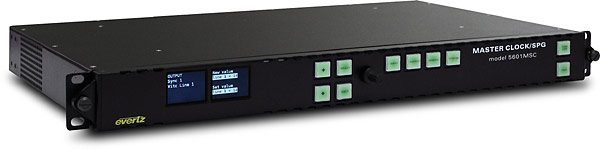 Evertz 5601MSC+3GTG+2PS Master SPG/Clock with 3G Test Signal Generator