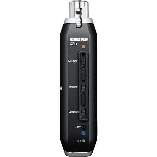 Shure X2U XLR to USB Microphone Signal Adapter