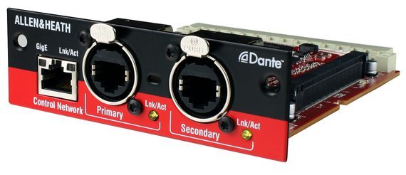AH Dlive M-Dante-A - DANTE/AVB 64x64 Module/Virtual Soundcard