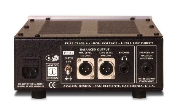 Avalon ULTRA FIVE Direct Box Instrument Preamplifier