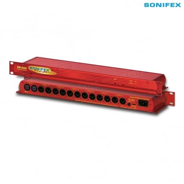 Sonifex Redbox RB-DA6 6-Way Stereo Distribution Amplifier