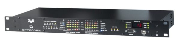 Optocore X6R-FX-8MI/8LO Fiber Converter