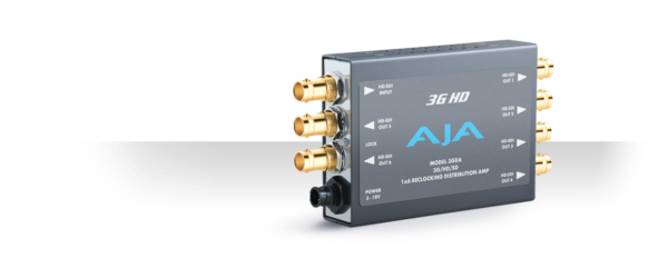 AJA 3GDA 1x6 3G Reclocking HDSDI DA Distribution Amp