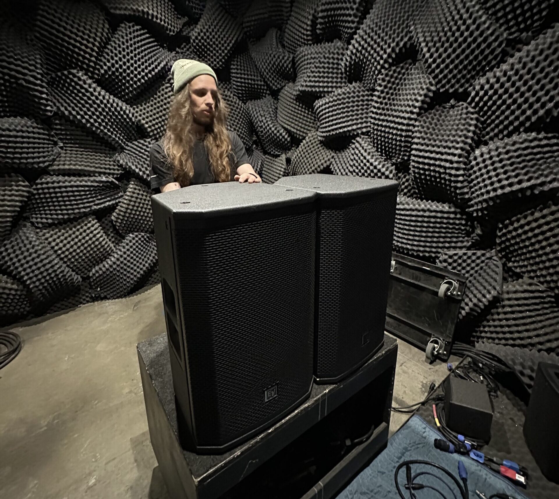 PRG's "Boom Room" for Audio Speaker QC