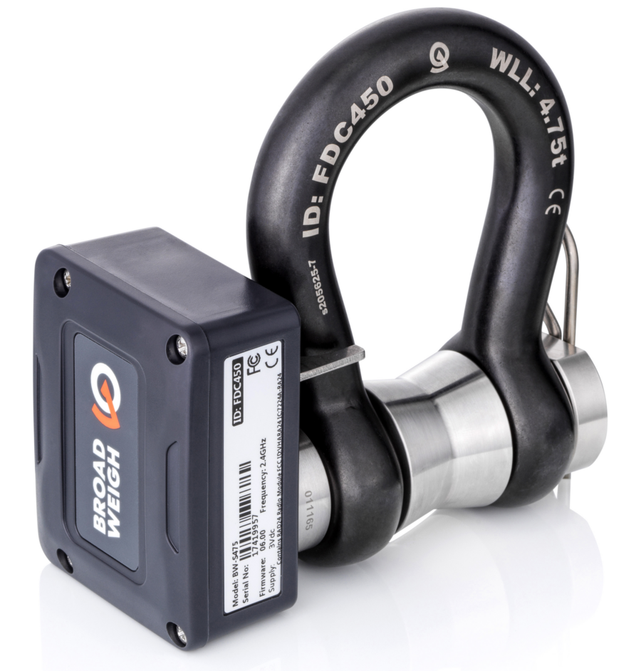 BroadWeigh Twistlink Wireless Load Shackle 4.75T BW-S475-TL