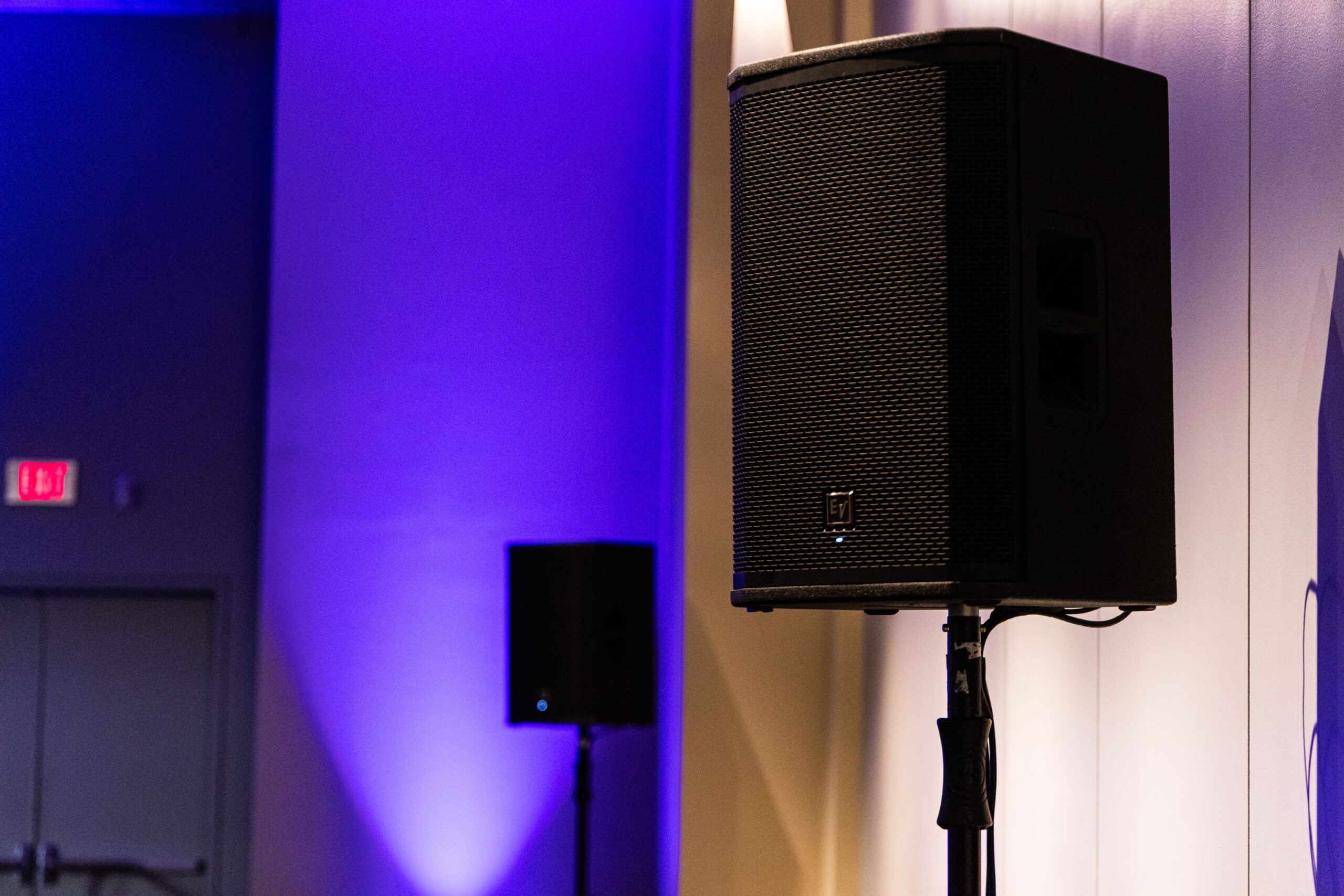 Speakers on Stands