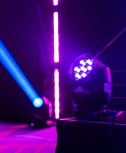 Image of various lighting fixtures on display